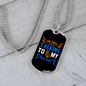 Talking Dogs Necklace Stainless Steel or 18k Gold Dog Tag 24" Chain-Express Your Love Gifts