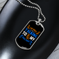 Talking Dogs Necklace Stainless Steel or 18k Gold Dog Tag 24" Chain-Express Your Love Gifts