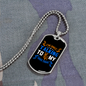 Talking Dogs Necklace Stainless Steel or 18k Gold Dog Tag 24" Chain-Express Your Love Gifts