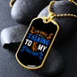 Talking Dogs Necklace Stainless Steel or 18k Gold Dog Tag 24" Chain-Express Your Love Gifts