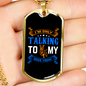 Talking Dogs Necklace Stainless Steel or 18k Gold Dog Tag 24" Chain-Express Your Love Gifts