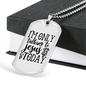 Talking To Jesus Today Christian Necklace Stainless Steel or 18k Gold Dog Tag 24" Chain-Express Your Love Gifts