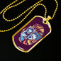 Tarot Card Necklace Fortune Teller Stainless Steel or 18k Gold Dog Tag 24"-Express Your Love Gifts
