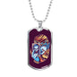 Tarot Card Necklace Fortune Teller Stainless Steel or 18k Gold Dog Tag 24"-Express Your Love Gifts