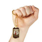 Tarot Card Necklace Lovers Stainless Steel or 18k Gold Dog Tag 24"-Express Your Love Gifts