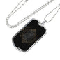 Tarot Card Necklace The Owl Stainless Steel or 18k Gold Dog Tag 24"-Express Your Love Gifts