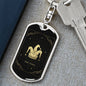 Tarot Card The Clown Hat Keychain Dog Tag Stainless Steel or 18k Gold-Express Your Love Gifts