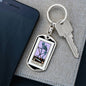 Tarot Card The Death Skeleton Keychain Dog Tag Stainless Steel or 18k Gold-Express Your Love Gifts