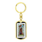 Tarot Card The Fire Of Heaven Keychain Dog Tag Stainless Steel or 18k Gold-Express Your Love Gifts