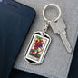 Tarot Card The Fool Keychain Dog Tag Stainless Steel or 18k Gold-Express Your Love Gifts