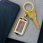 Tarot Card The Hermit Keychain Dog Tag Stainless Steel or 18k Gold-Express Your Love Gifts