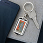 Tarot Card The Hermit Keychain Dog Tag Stainless Steel or 18k Gold-Express Your Love Gifts