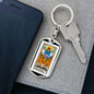 Tarot Card The Judgment Keychain Dog Tag Stainless Steel or 18k Gold-Express Your Love Gifts
