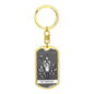 Tarot Card The Magician Keychain Dog Tag Stainless Steel or 18k Gold-Express Your Love Gifts