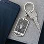 Tarot Card The Magician Keychain Dog Tag Stainless Steel or 18k Gold-Express Your Love Gifts