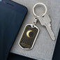 Tarot Card The Occult Keychain Dog Tag Stainless Steel or 18k Gold-Express Your Love Gifts