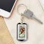 Tarot Card The Temperance Keychain Dog Tag Stainless Steel or 18k Gold-Express Your Love Gifts