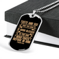 Taste And See Lord Is Good Christian Necklace Stainless Steel or 18k Gold Dog Tag 24" Chain-Express Your Love Gifts