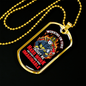 Taught Me Hardwork Firefighter Gift Stainless Steel or 18k Gold Dog Tag 24" Chain-Express Your Love Gifts