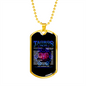 Taurus Facts Zodiac Necklace Stainless Steel or 18k Gold Dog Tag 24" Chain-Express Your Love Gifts