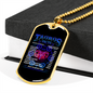 Taurus Facts Zodiac Necklace Stainless Steel or 18k Gold Dog Tag 24" Chain-Express Your Love Gifts