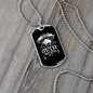Taurus Man Zodiac Necklace Stainless Steel or 18k Gold Dog Tag 24" Chain-Express Your Love Gifts