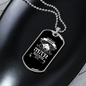 Taurus Man Zodiac Necklace Stainless Steel or 18k Gold Dog Tag 24" Chain-Express Your Love Gifts