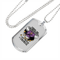 Taurus Wildness Zodiac Necklace Stainless Steel or 18k Gold Dog Tag 24" Chain-Express Your Love Gifts