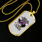 Taurus Wildness Zodiac Necklace Stainless Steel or 18k Gold Dog Tag 24" Chain-Express Your Love Gifts