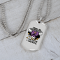 Taurus Wildness Zodiac Necklace Stainless Steel or 18k Gold Dog Tag 24" Chain-Express Your Love Gifts