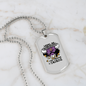 Taurus Wildness Zodiac Necklace Stainless Steel or 18k Gold Dog Tag 24" Chain-Express Your Love Gifts