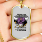 Taurus Wildness Zodiac Necklace Stainless Steel or 18k Gold Dog Tag 24" Chain-Express Your Love Gifts