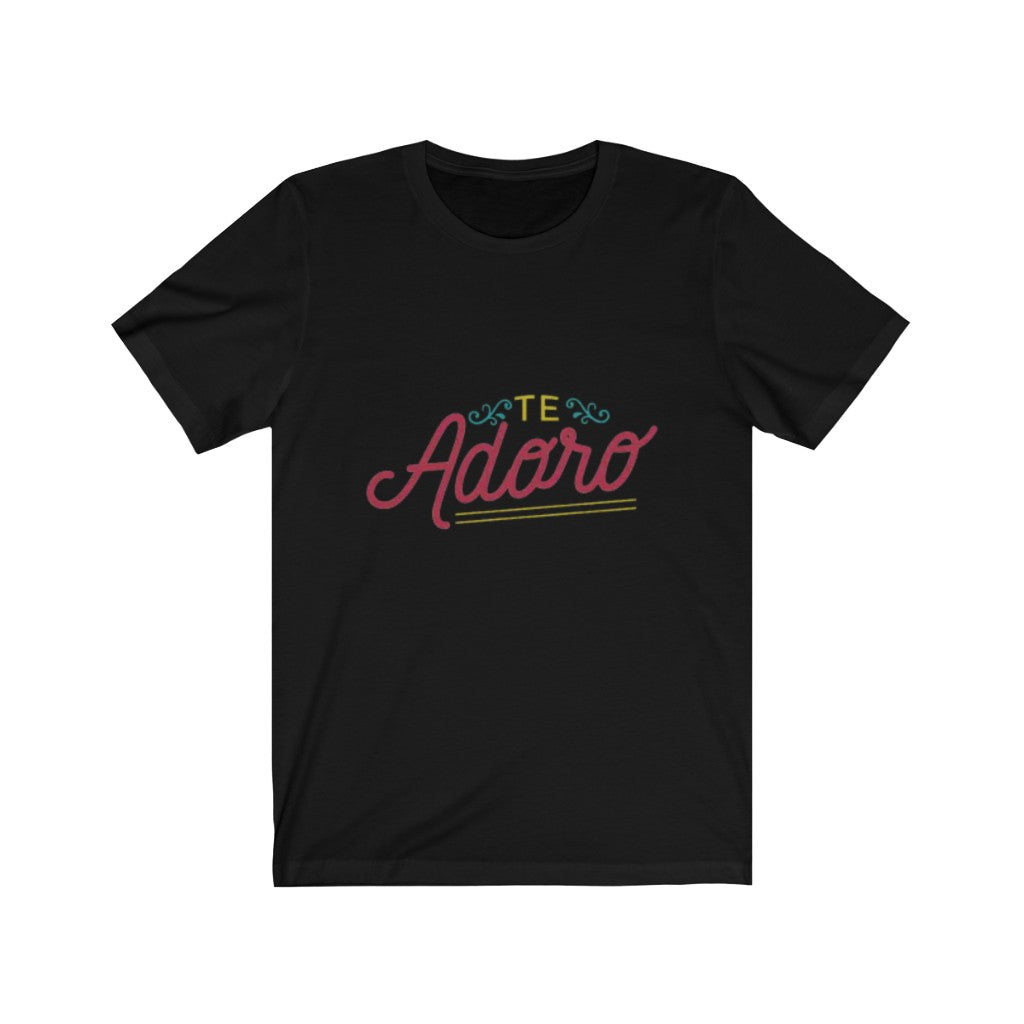 Te Adoro Spanish Men's T-Shirt-Express Your Love Gifts