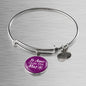 Te Amo Cada Dia Mas Circle Pendant Bangle Stainless Steel or 18k Gold 18-22"-Express Your Love Gifts