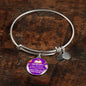 Teacher Appreciation Bracelet Stainless Steel or 18k Gold Circle Bangle-Express Your Love Gifts