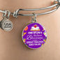 Teacher Appreciation Bracelet Stainless Steel or 18k Gold Circle Bangle-Express Your Love Gifts