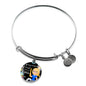 Teaching Loving Inspiring Our Future Teacher Appreciation Gift Stainless Steel or 18k Gold Circle Bangle Bracelet-Express Your Love Gifts