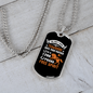 Teamwork Free Spirit Horse Necklace Stainless Steel or 18k Gold Dog Tag 24" Chain-Express Your Love Gifts