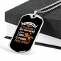 Teamwork Free Spirit Horse Necklace Stainless Steel or 18k Gold Dog Tag 24" Chain-Express Your Love Gifts