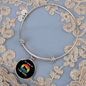 Tell Your Cat Bracelet Stainless Steel or 18k Gold Circle Bangle-Express Your Love Gifts