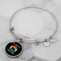 Tell Your Cat Bracelet Stainless Steel or 18k Gold Circle Bangle-Express Your Love Gifts