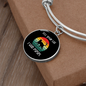 Tell Your Cat Bracelet Stainless Steel or 18k Gold Circle Bangle-Express Your Love Gifts