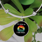 Tell Your Cat Bracelet Stainless Steel or 18k Gold Circle Bangle-Express Your Love Gifts