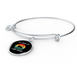 Tell Your Cat Bracelet Stainless Steel or 18k Gold Circle Bangle-Express Your Love Gifts