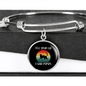Tell Your Cat Bracelet Stainless Steel or 18k Gold Circle Bangle-Express Your Love Gifts