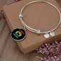 Tell Your Cat Bracelet Stainless Steel or 18k Gold Circle Bangle-Express Your Love Gifts