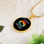 Tell Your Cat Circle Necklace Stainless Steel or 18k Gold 18-22"-Express Your Love Gifts