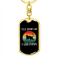 Tell Your Cat Keychain Stainless Steel or 18k Gold Dog Tag Keyring-Express Your Love Gifts