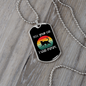 Tell Your Cat Necklace Stainless Steel or 18k Gold Dog Tag 24" Chain-Express Your Love Gifts