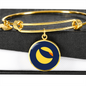 Terra (LUNA) Bracelet Stainless Steel or 18k Gold Circle Bangle-Express Your Love Gifts